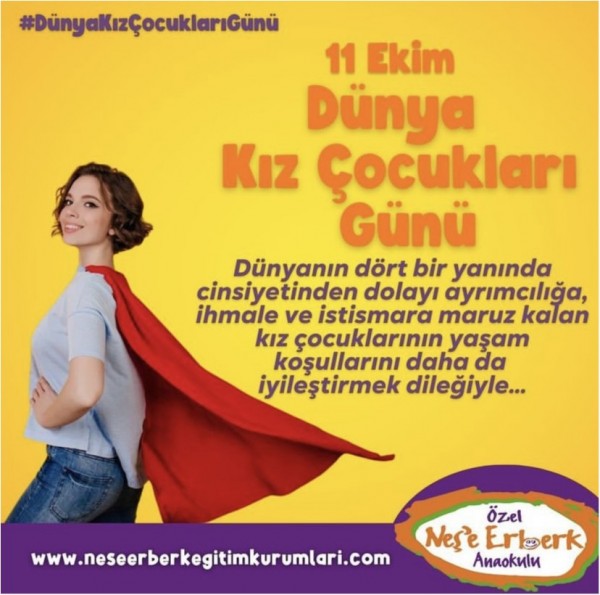 Bugün Dünya Kız Çocukları Günü