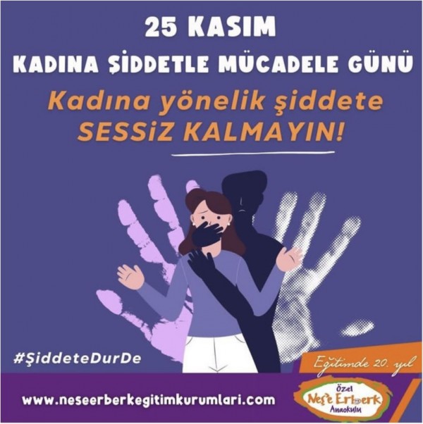 Kadına Yönelik Şiddete Karşı Uluslararası Mücadele Günü Kutlu Olsun!