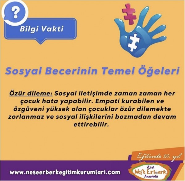 Okul Öncesi Dönemde Sosyal Beceri Kazanımı